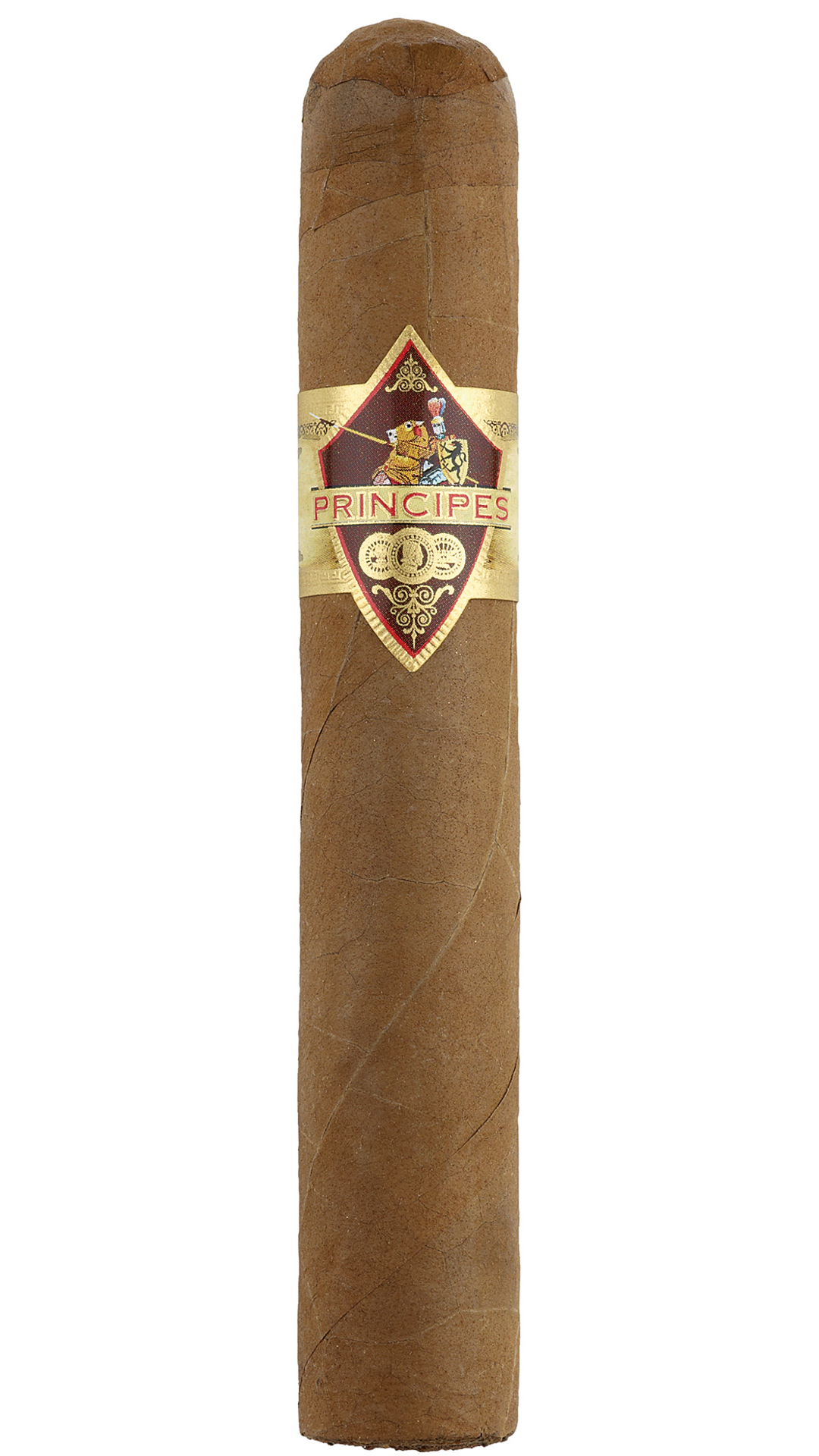 A single Principes Long Filler Claro Robusto Cigar against a white background.