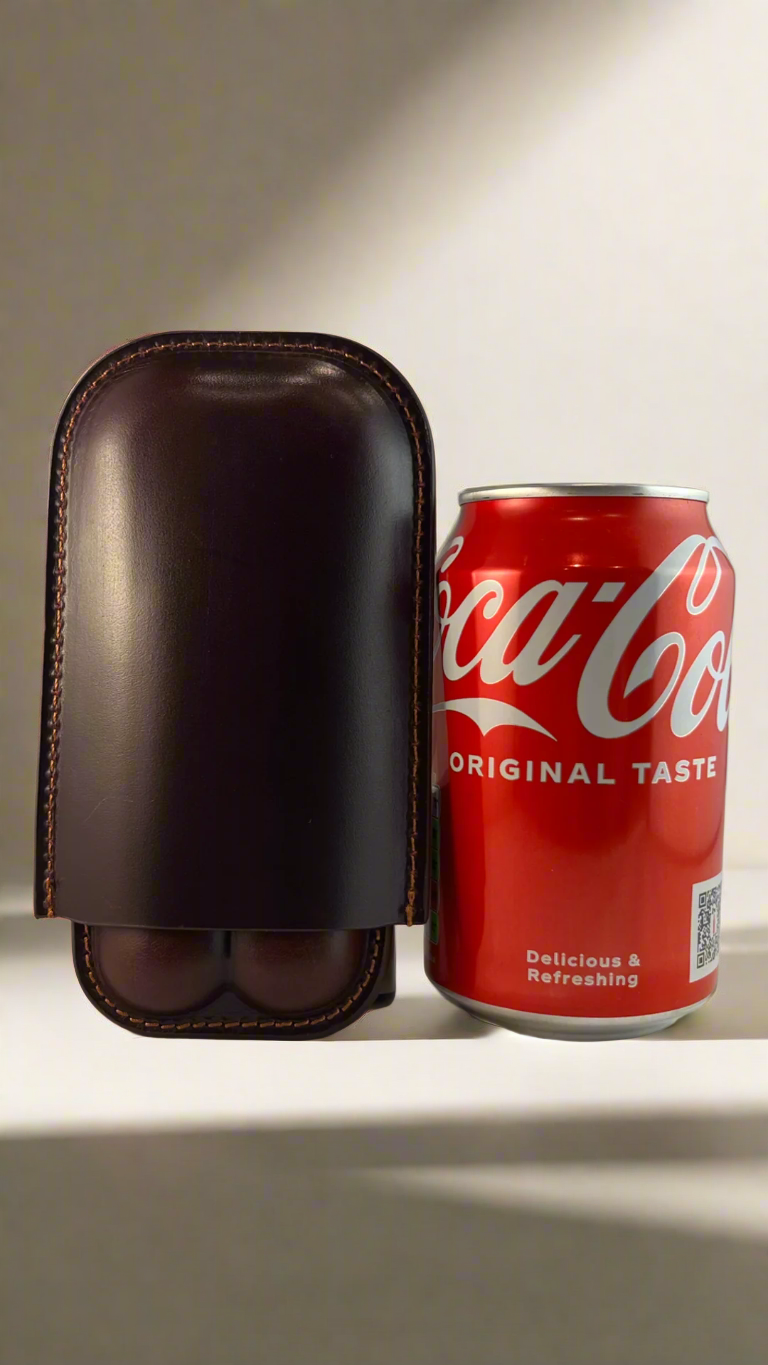 CaLaDa Genuine Leather Cigar Case