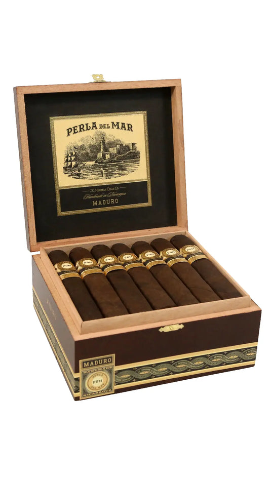 Perla Del Mar Maduro Double Toro Box